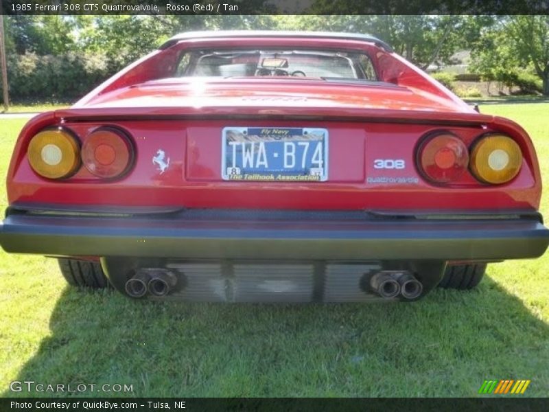 Rosso (Red) / Tan 1985 Ferrari 308 GTS Quattrovalvole