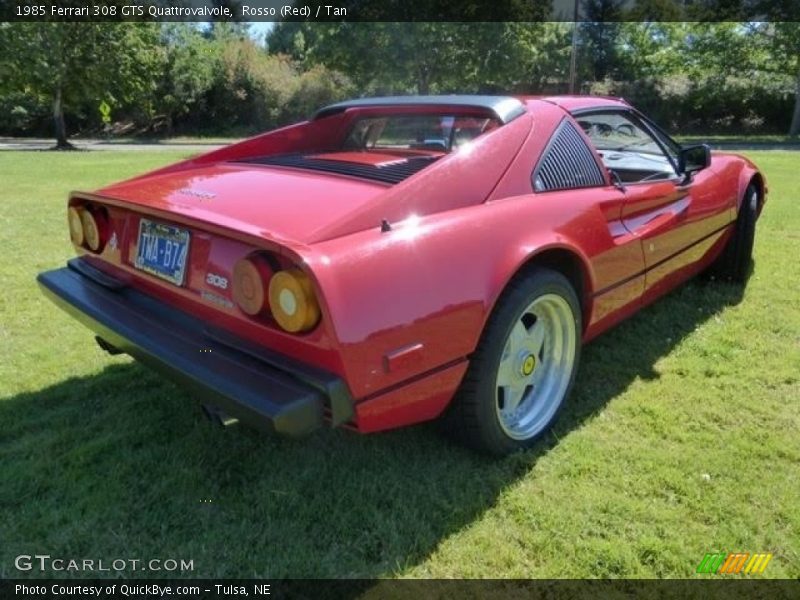 Rosso (Red) / Tan 1985 Ferrari 308 GTS Quattrovalvole