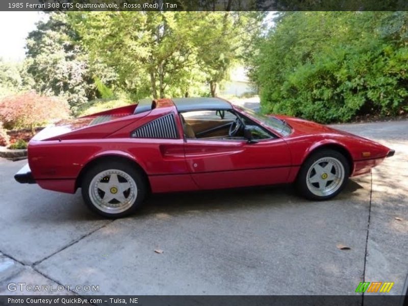 Rosso (Red) / Tan 1985 Ferrari 308 GTS Quattrovalvole