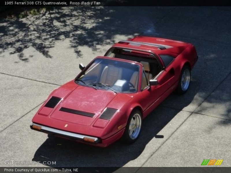 Rosso (Red) / Tan 1985 Ferrari 308 GTS Quattrovalvole
