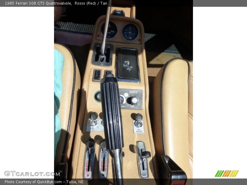 Controls of 1985 308 GTS Quattrovalvole