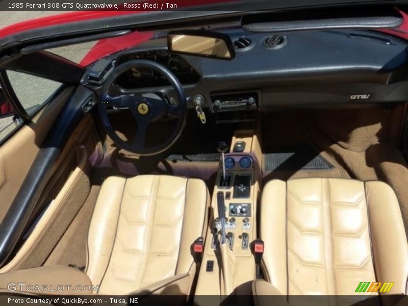 Rosso (Red) / Tan 1985 Ferrari 308 GTS Quattrovalvole