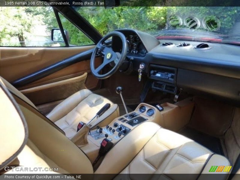 Front Seat of 1985 308 GTS Quattrovalvole