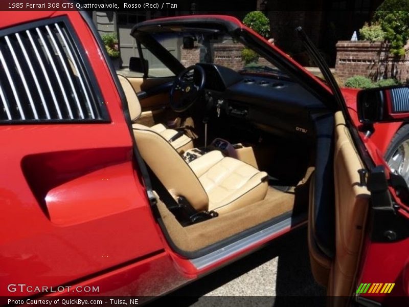 Rosso (Red) / Tan 1985 Ferrari 308 GTS Quattrovalvole