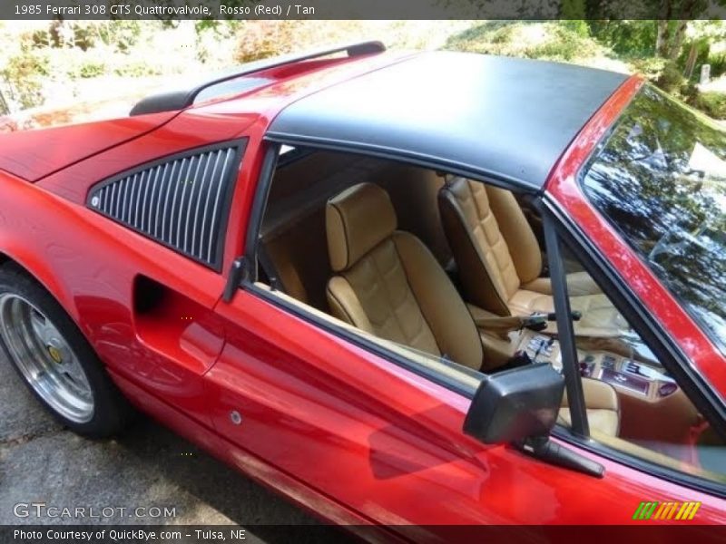 Rosso (Red) / Tan 1985 Ferrari 308 GTS Quattrovalvole