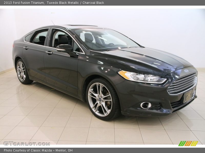 Tuxedo Black Metallic / Charcoal Black 2013 Ford Fusion Titanium