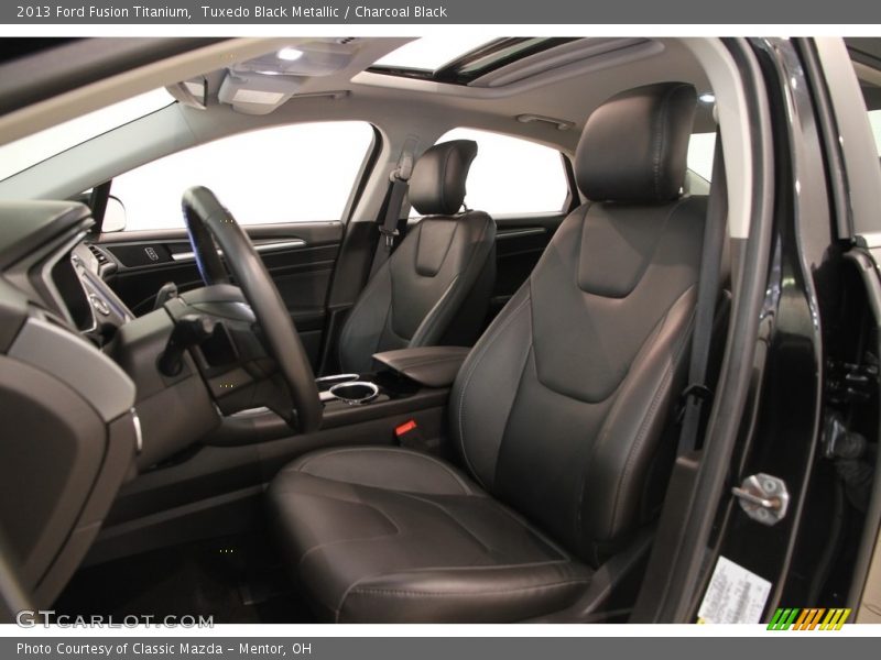 Tuxedo Black Metallic / Charcoal Black 2013 Ford Fusion Titanium