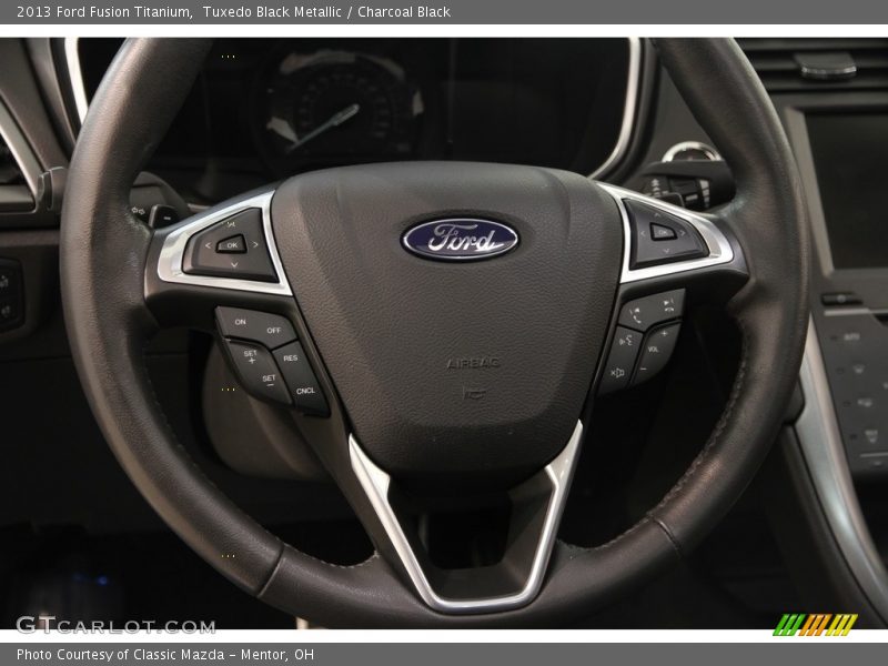 Tuxedo Black Metallic / Charcoal Black 2013 Ford Fusion Titanium
