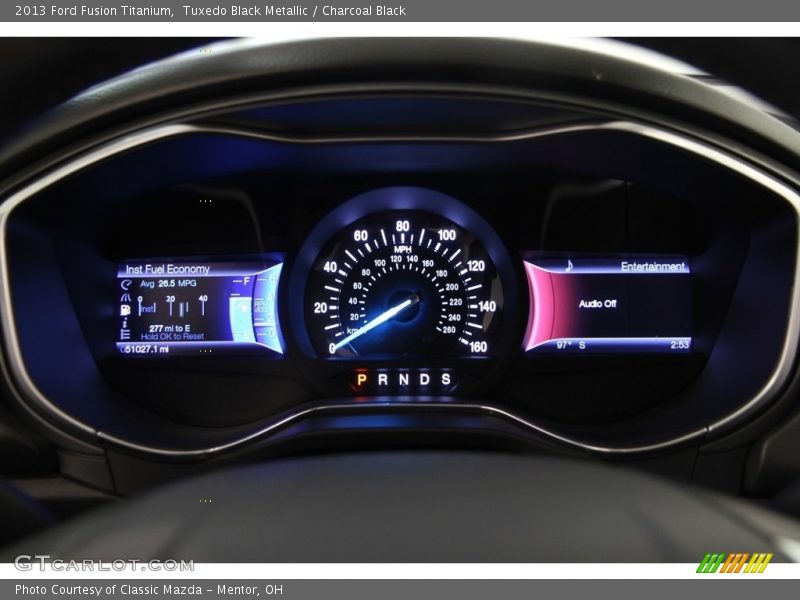Tuxedo Black Metallic / Charcoal Black 2013 Ford Fusion Titanium