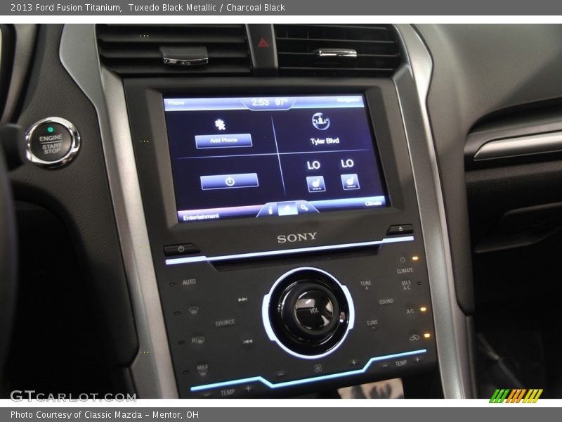 Tuxedo Black Metallic / Charcoal Black 2013 Ford Fusion Titanium