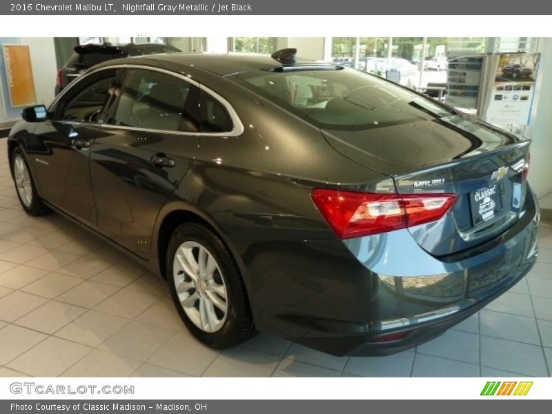Nightfall Gray Metallic / Jet Black 2016 Chevrolet Malibu LT