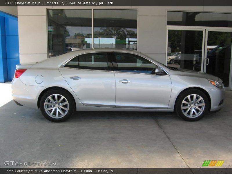 Silver Ice Metallic / Jet Black 2016 Chevrolet Malibu Limited LTZ