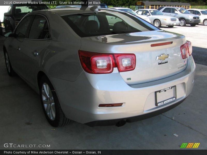 Silver Ice Metallic / Jet Black 2016 Chevrolet Malibu Limited LTZ