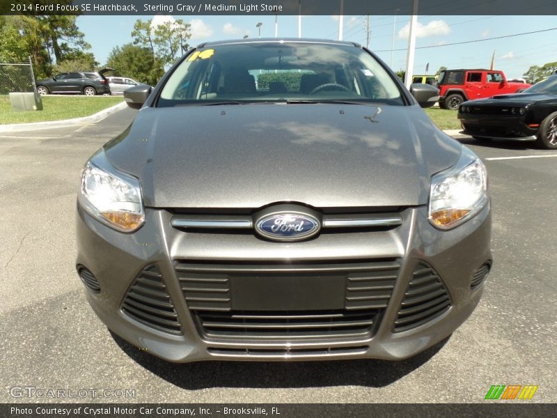 Sterling Gray / Medium Light Stone 2014 Ford Focus SE Hatchback