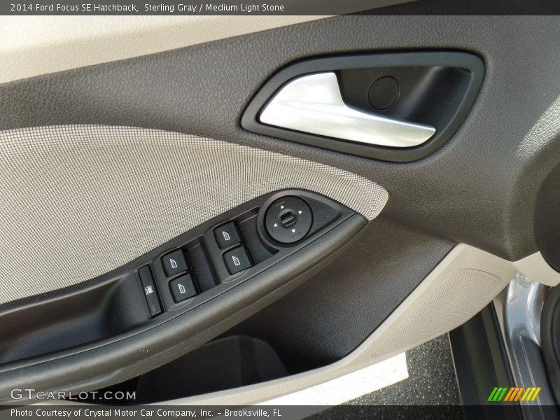 Sterling Gray / Medium Light Stone 2014 Ford Focus SE Hatchback