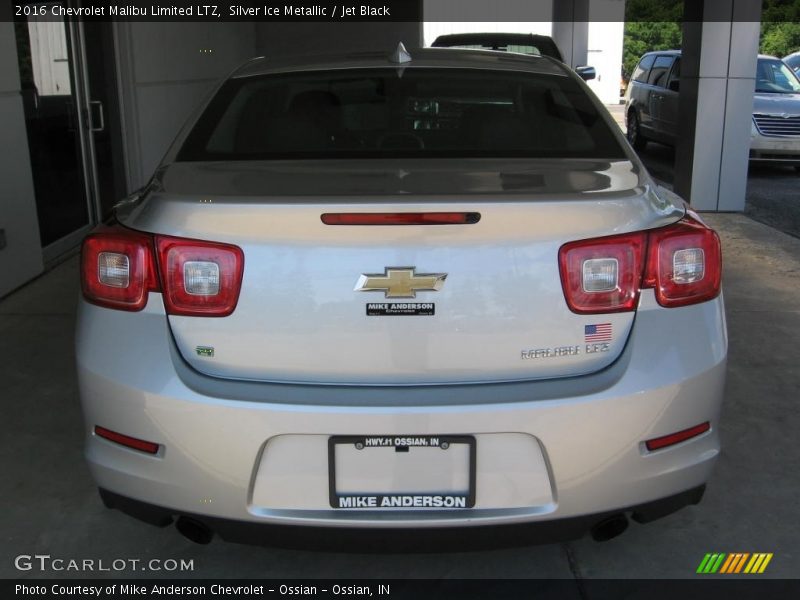 Silver Ice Metallic / Jet Black 2016 Chevrolet Malibu Limited LTZ