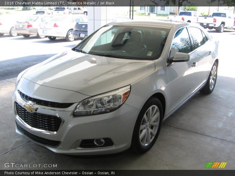Silver Ice Metallic / Jet Black 2016 Chevrolet Malibu Limited LTZ