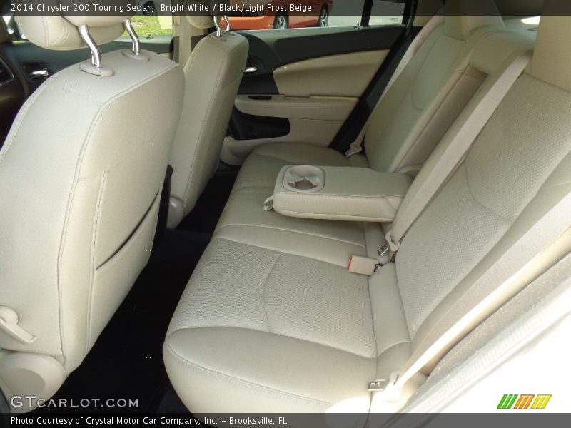 Bright White / Black/Light Frost Beige 2014 Chrysler 200 Touring Sedan