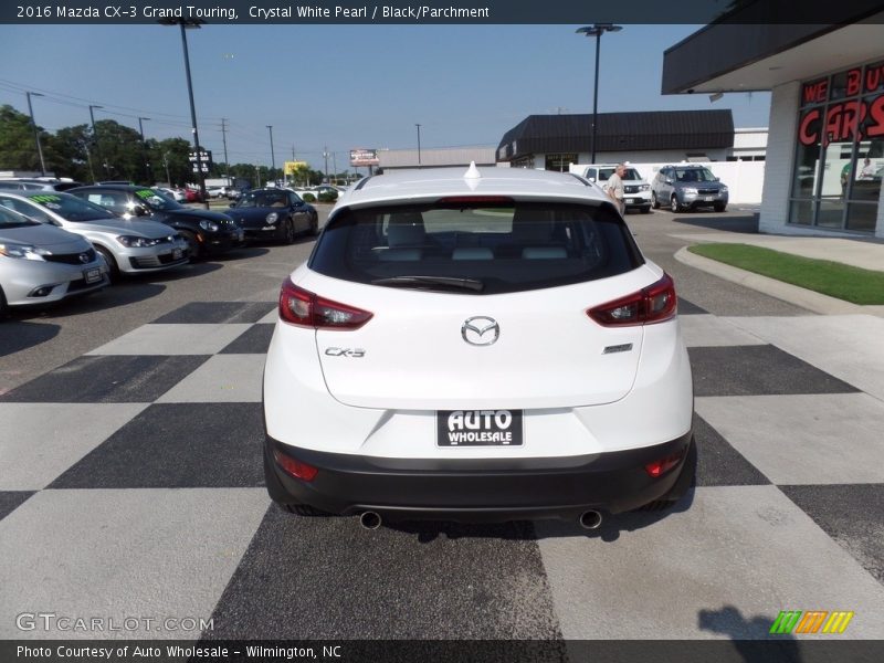Crystal White Pearl / Black/Parchment 2016 Mazda CX-3 Grand Touring