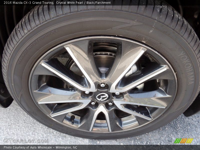 Crystal White Pearl / Black/Parchment 2016 Mazda CX-3 Grand Touring