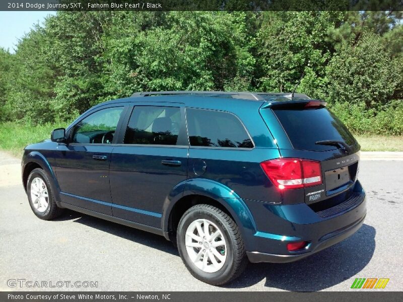 Fathom Blue Pearl / Black 2014 Dodge Journey SXT