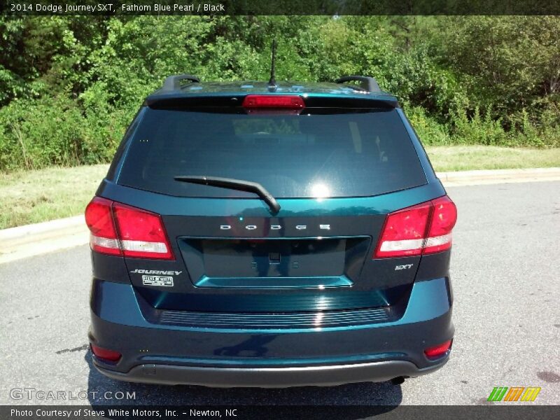Fathom Blue Pearl / Black 2014 Dodge Journey SXT