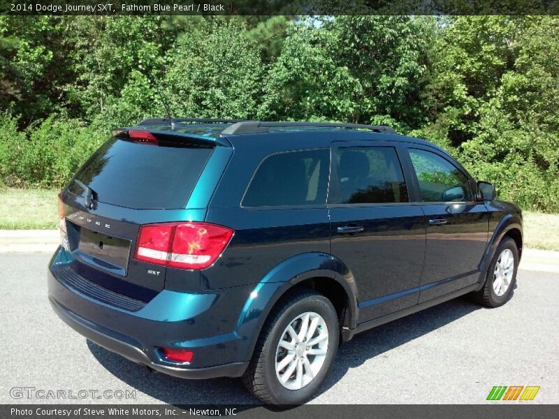 Fathom Blue Pearl / Black 2014 Dodge Journey SXT