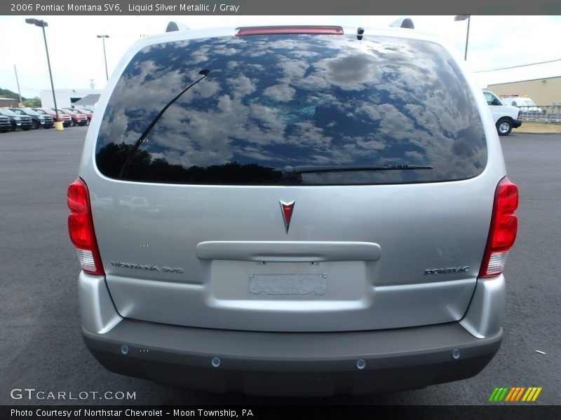 Liquid Silver Metallic / Gray 2006 Pontiac Montana SV6