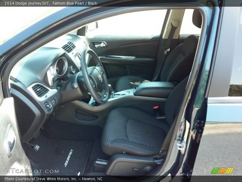 Fathom Blue Pearl / Black 2014 Dodge Journey SXT