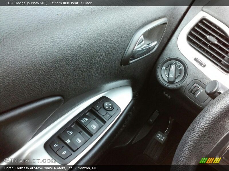 Fathom Blue Pearl / Black 2014 Dodge Journey SXT