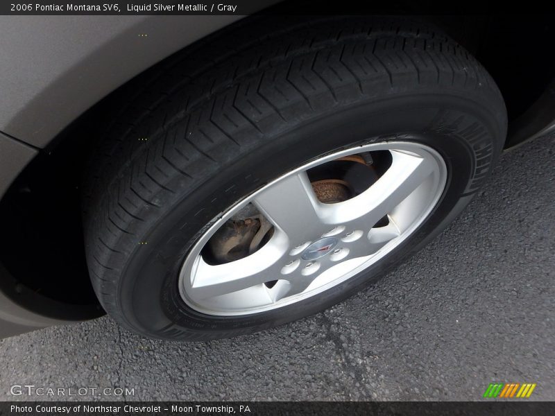 Liquid Silver Metallic / Gray 2006 Pontiac Montana SV6