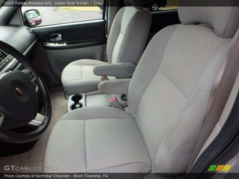 Liquid Silver Metallic / Gray 2006 Pontiac Montana SV6
