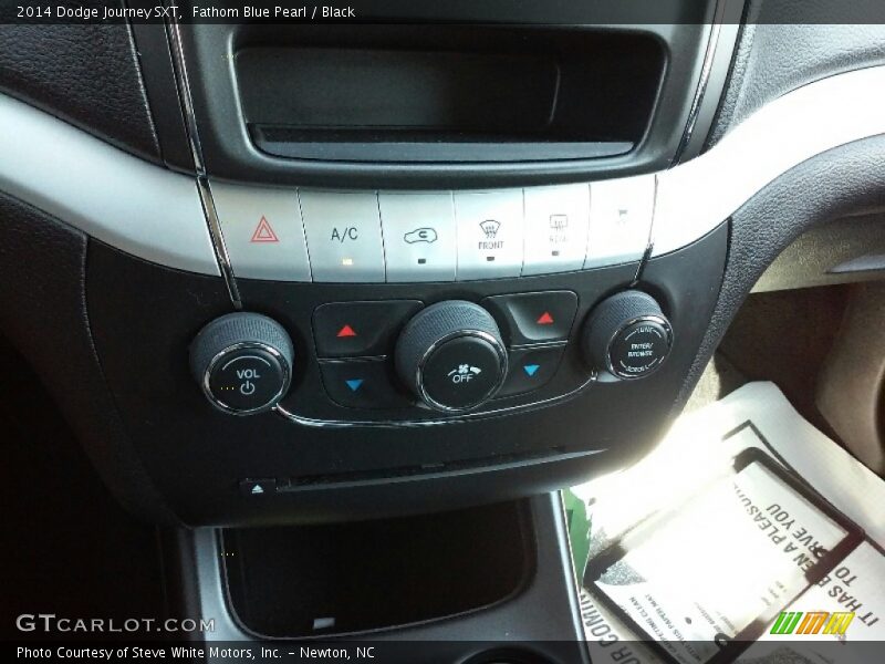Fathom Blue Pearl / Black 2014 Dodge Journey SXT