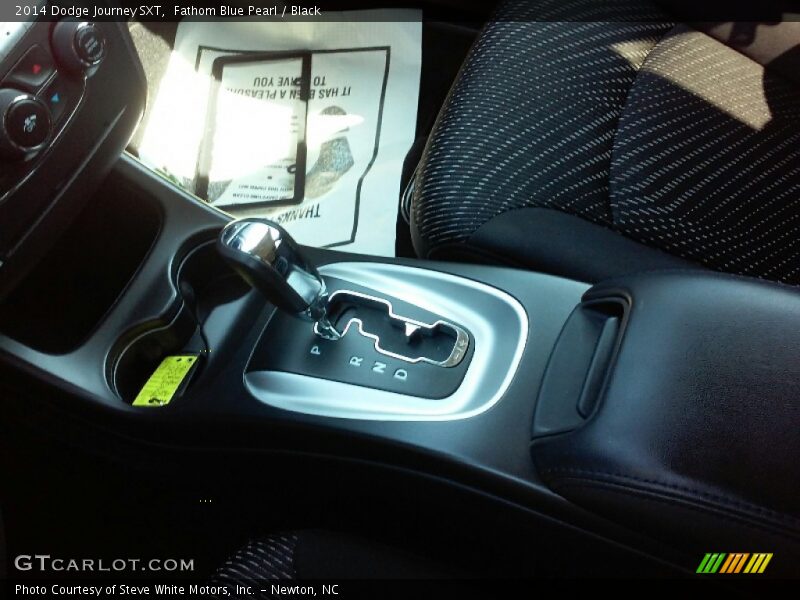 Fathom Blue Pearl / Black 2014 Dodge Journey SXT