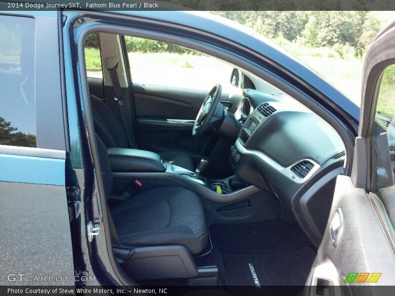 Fathom Blue Pearl / Black 2014 Dodge Journey SXT