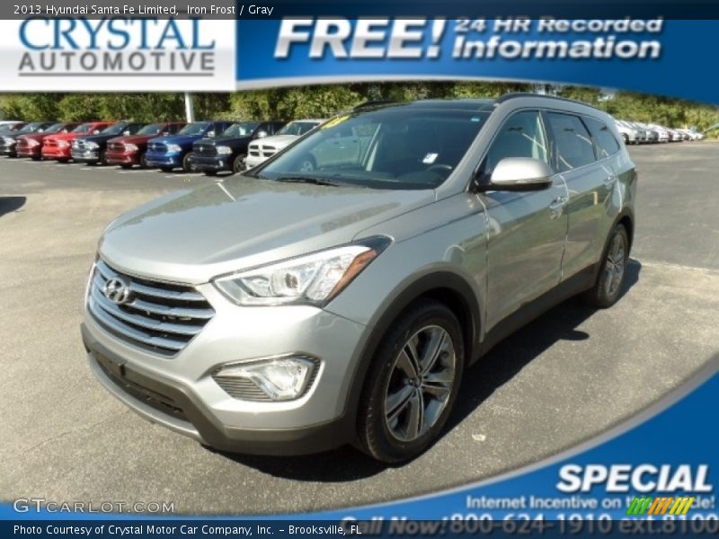 Iron Frost / Gray 2013 Hyundai Santa Fe Limited