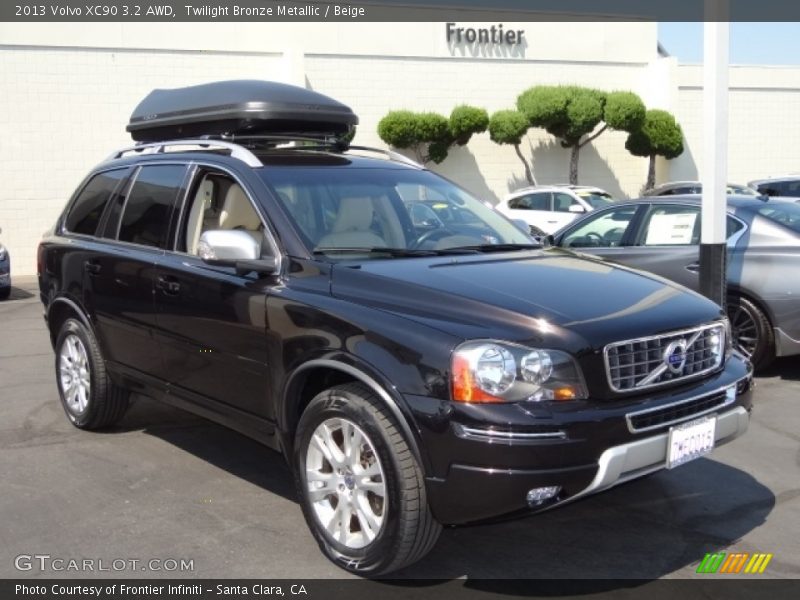 Twilight Bronze Metallic / Beige 2013 Volvo XC90 3.2 AWD