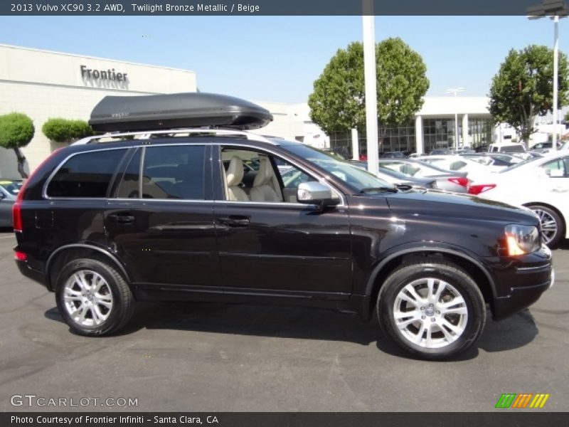 Twilight Bronze Metallic / Beige 2013 Volvo XC90 3.2 AWD