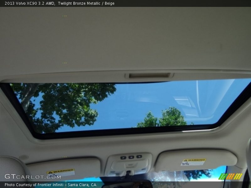 Twilight Bronze Metallic / Beige 2013 Volvo XC90 3.2 AWD