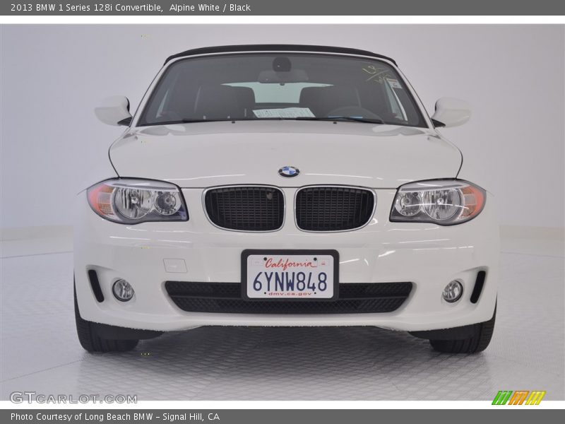 Alpine White / Black 2013 BMW 1 Series 128i Convertible