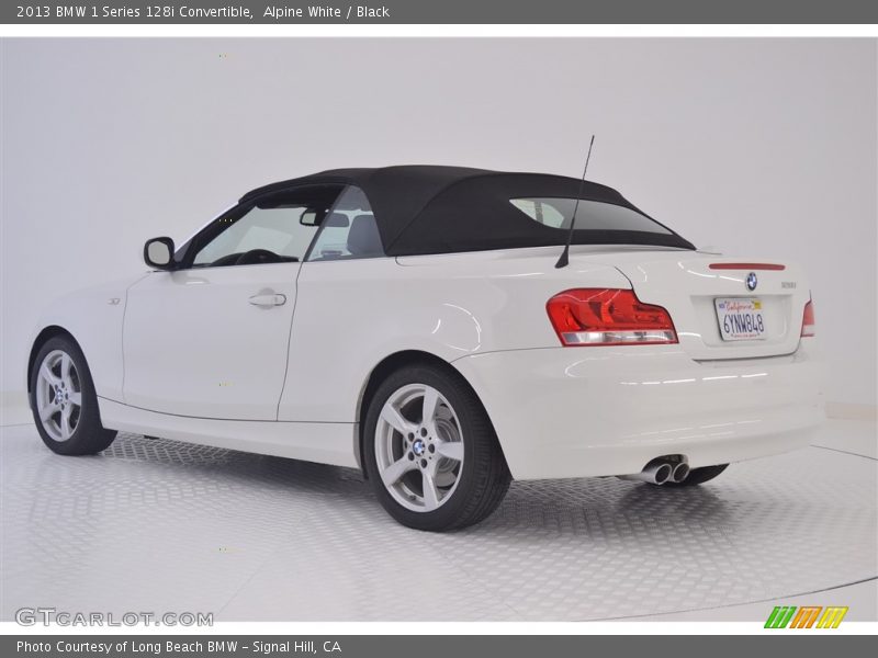 Alpine White / Black 2013 BMW 1 Series 128i Convertible