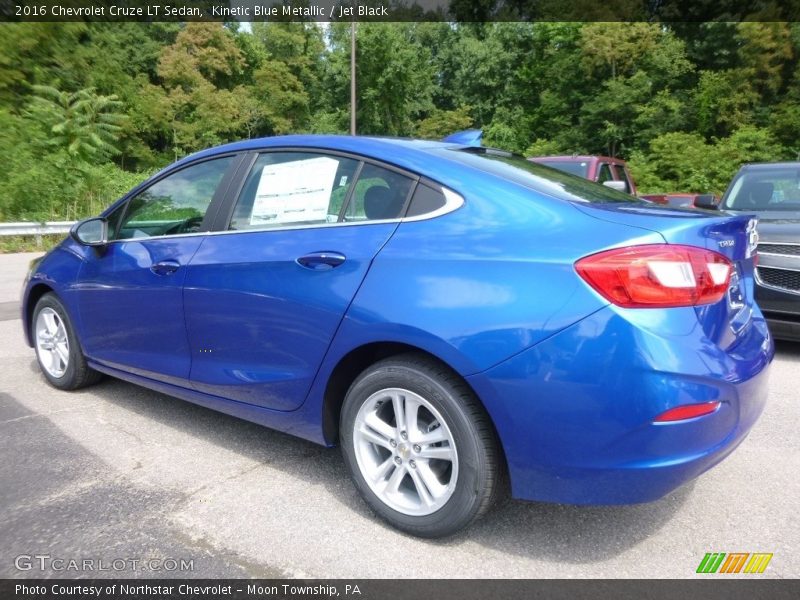 Kinetic Blue Metallic / Jet Black 2016 Chevrolet Cruze LT Sedan