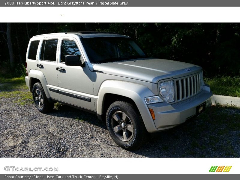 Light Graystone Pearl / Pastel Slate Gray 2008 Jeep Liberty Sport 4x4