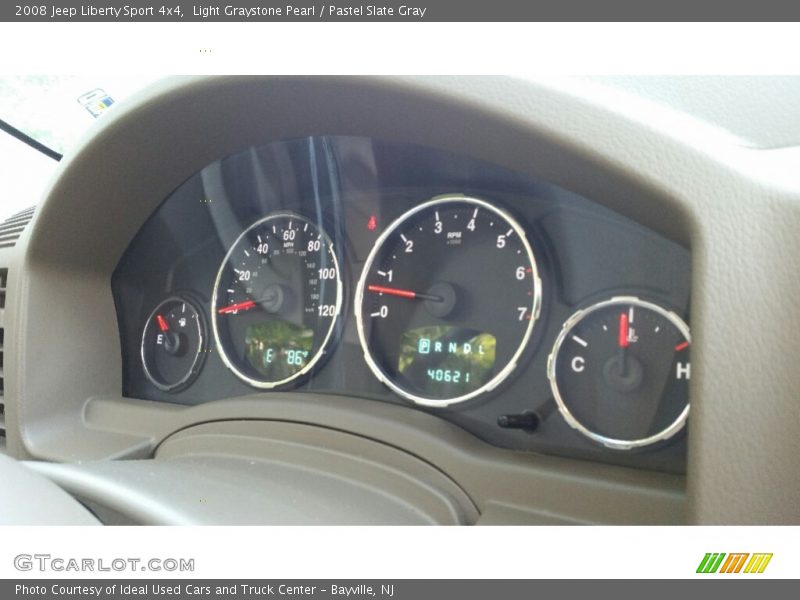 Light Graystone Pearl / Pastel Slate Gray 2008 Jeep Liberty Sport 4x4