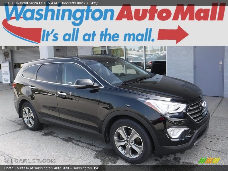 Becketts Black / Gray 2013 Hyundai Santa Fe GLS AWD