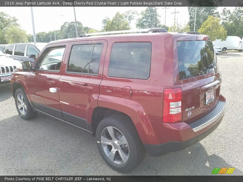 Deep Cherry Red Crystal Pearl / Light Pebble Beige/Dark Slate Gray 2016 Jeep Patriot Latitude 4x4