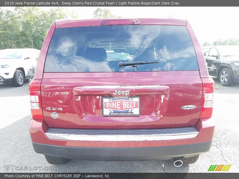 Deep Cherry Red Crystal Pearl / Light Pebble Beige/Dark Slate Gray 2016 Jeep Patriot Latitude 4x4
