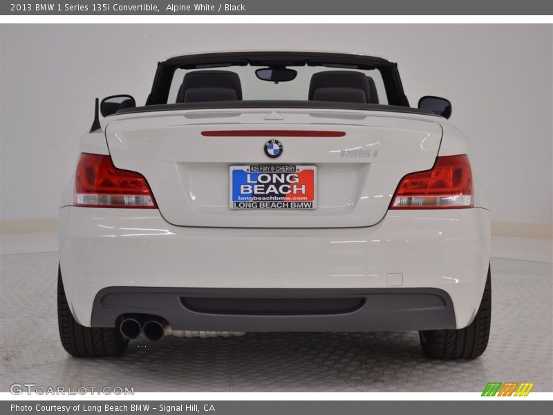 Alpine White / Black 2013 BMW 1 Series 135i Convertible