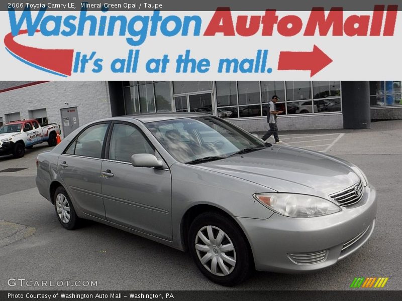 Mineral Green Opal / Taupe 2006 Toyota Camry LE