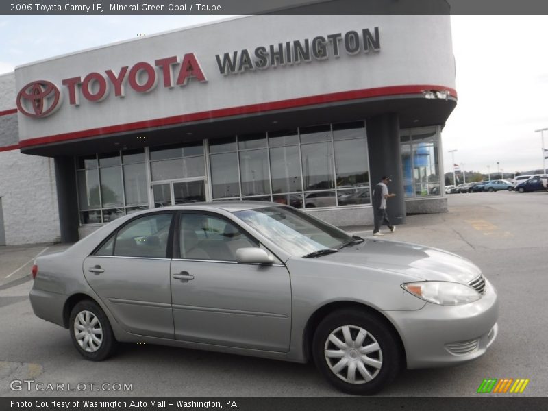 Mineral Green Opal / Taupe 2006 Toyota Camry LE